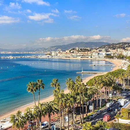 1 Bedroom, Sea View, 10 Min From Center & Palais Des Festivals דירה קאן