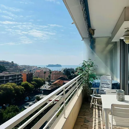 1 Bedroom, Sea View, 10 Min From Center & Palais Des Festivals דירה